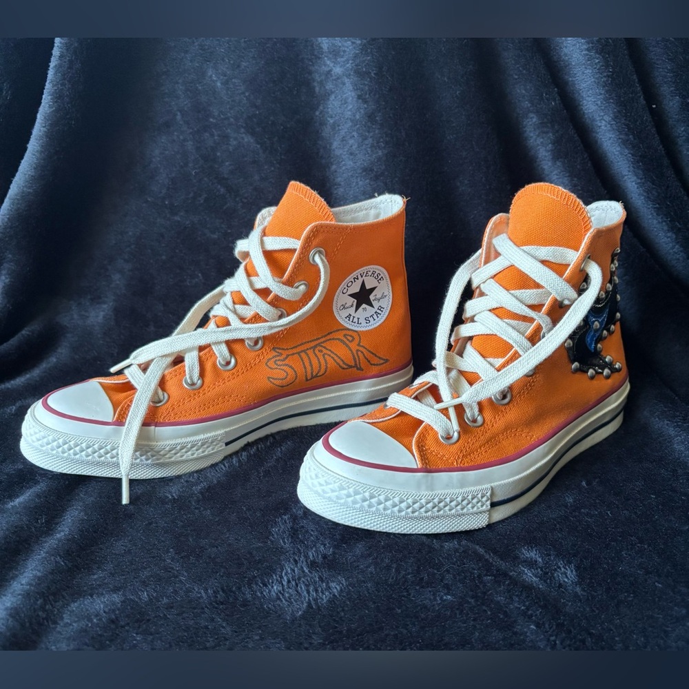 Converse x Come Tees Chuck 70 High Star Light Path Orange M5 W7
